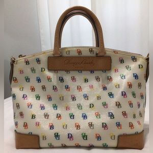 Dooney & Bourke Vintage Mongram Satchel Bag